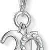 Thomas Sabo Charm-Anhanger Gluckszahl 21 0460-001-12 | Charms & Anhanger