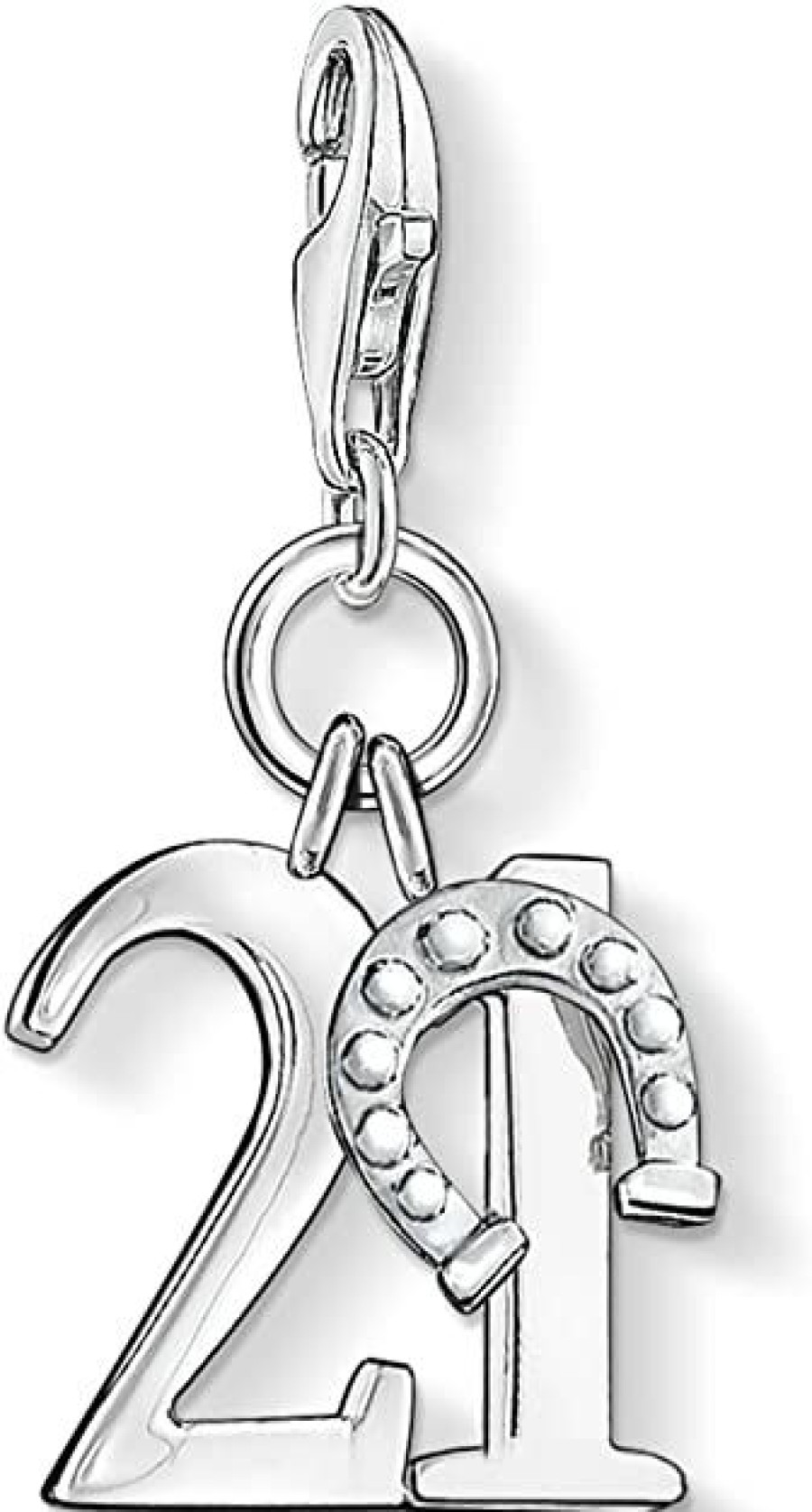 Thomas Sabo Charm-Anhanger Gluckszahl 21 0460-001-12 | Charms & Anhanger