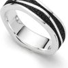 DUR Dur Damen Ring"Wellen" Aus 925Er Silber Grose 56 (17.8) R5219.56, 56 (17.8) | Ringe