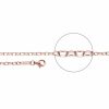 Der Kettenmacher Der Kettenmacher Uni Halskette Anker Kette 60Cm Rosegold A1-60R | Halsketten