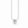 Thomas Sabo Thomas Sabo Damen Halskette Mit Lebensbaum Charm 45Cm Silber Scke150327 | Halsketten