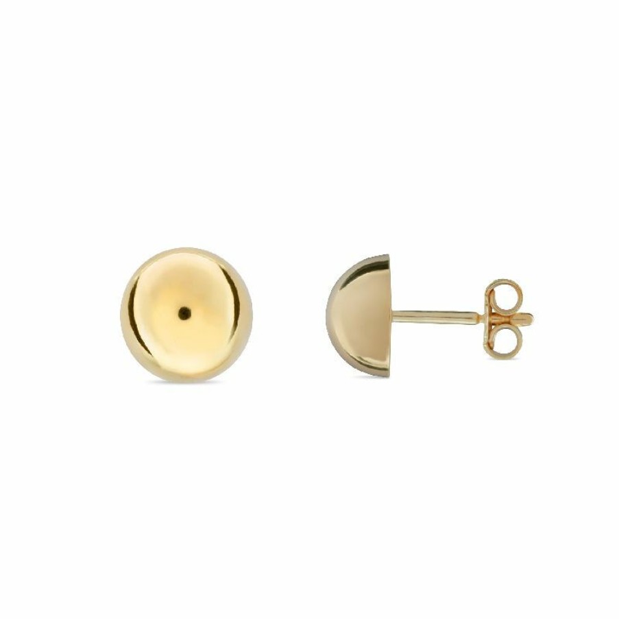 Dein-Juwelier Kollektion Damen Runde Ohrstecker O Ca.8Mm Gold 802.1028 | Ohrringe