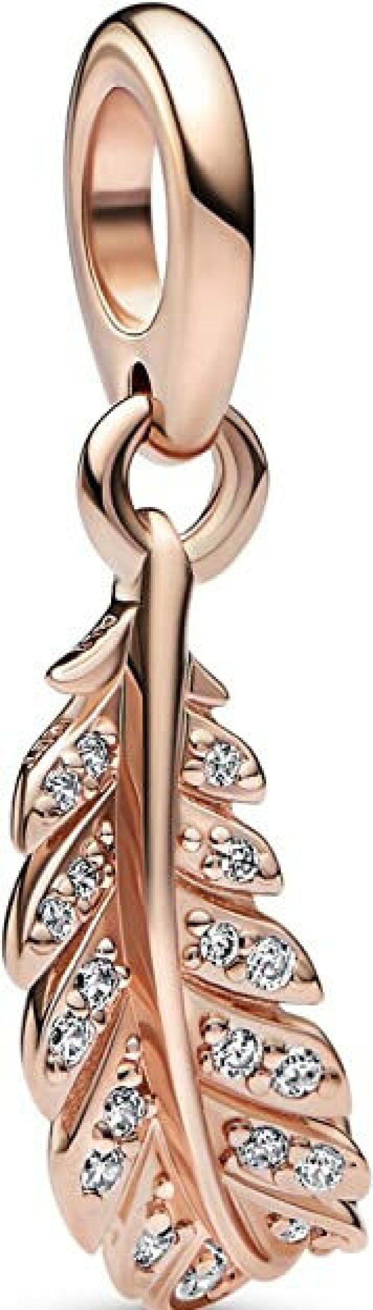 Pandora Pandora Moments Damen Charm Anhanger Feder Rosegold 782578C01 | Charms & Anhanger