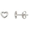 Xenox Xenox Damen Ohrstecker Heart Beat Silber Xs1789 | Ohrringe