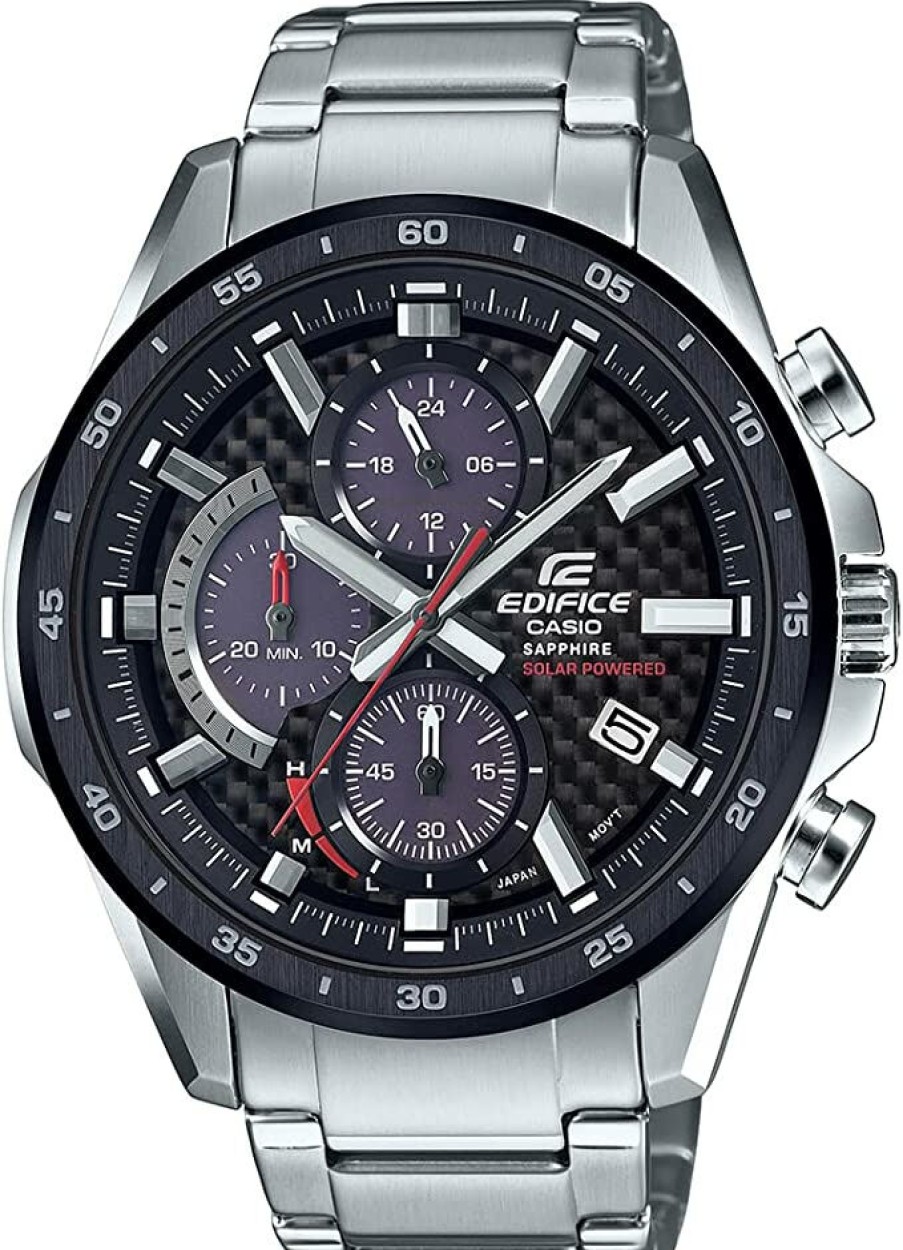 Casio Casio Damenuhr Edifice Premium Silber Efs-S540Db-1Auef | Chronographen