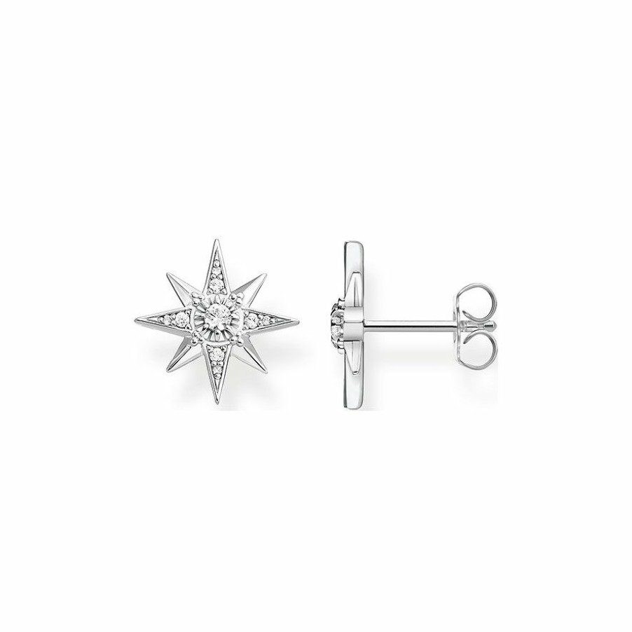 Thomas Sabo Thomas Sabo Damen Stern Ohrstecker Silber Sch150289 | Ohrringe