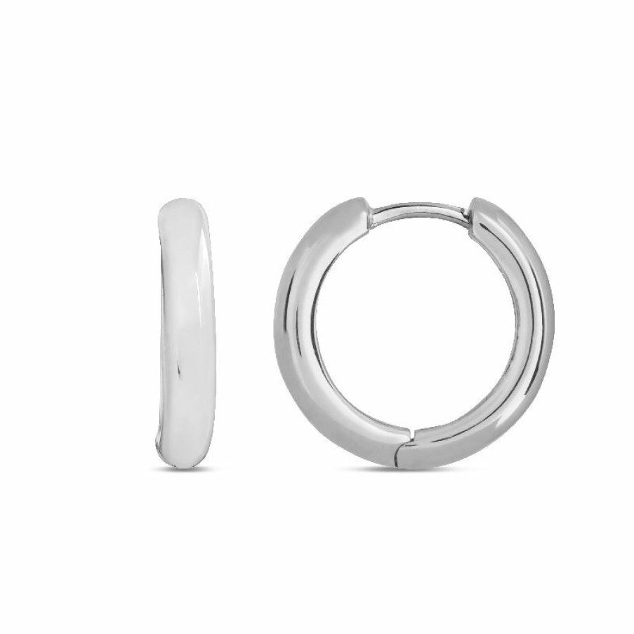 Dein-Juwelier Kollektion Damen Creolen O 15,5Mm Silber 5.1073.R | Ohrringe