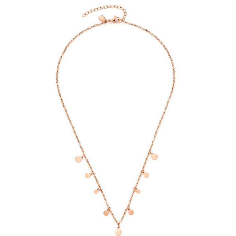 Leonardo Damen-Halskette Rosegold Rica Ciao 021462 | Halsketten