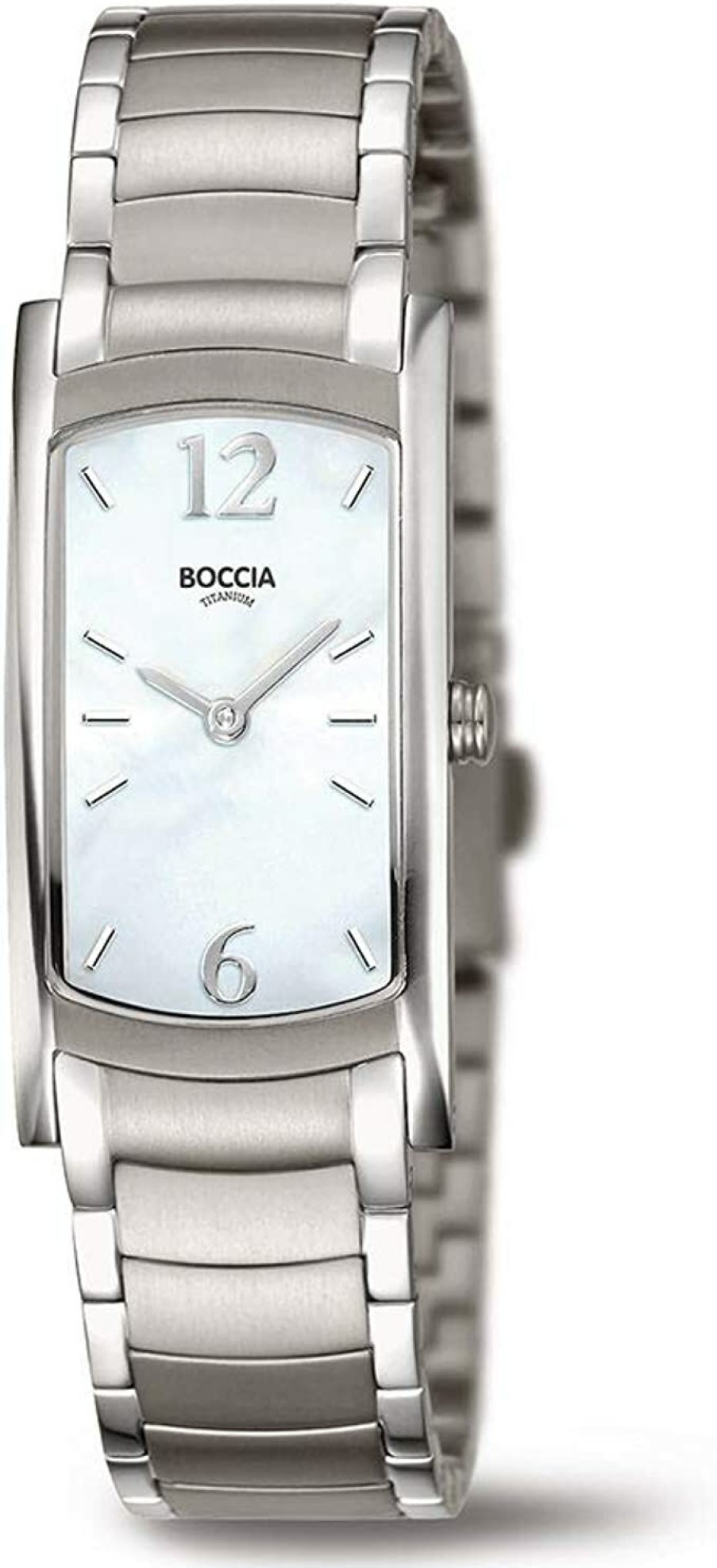 Boccia Boccia Damen Analog Quarz Uhr Mit Titan Armband 3293-01 | Analoguhren