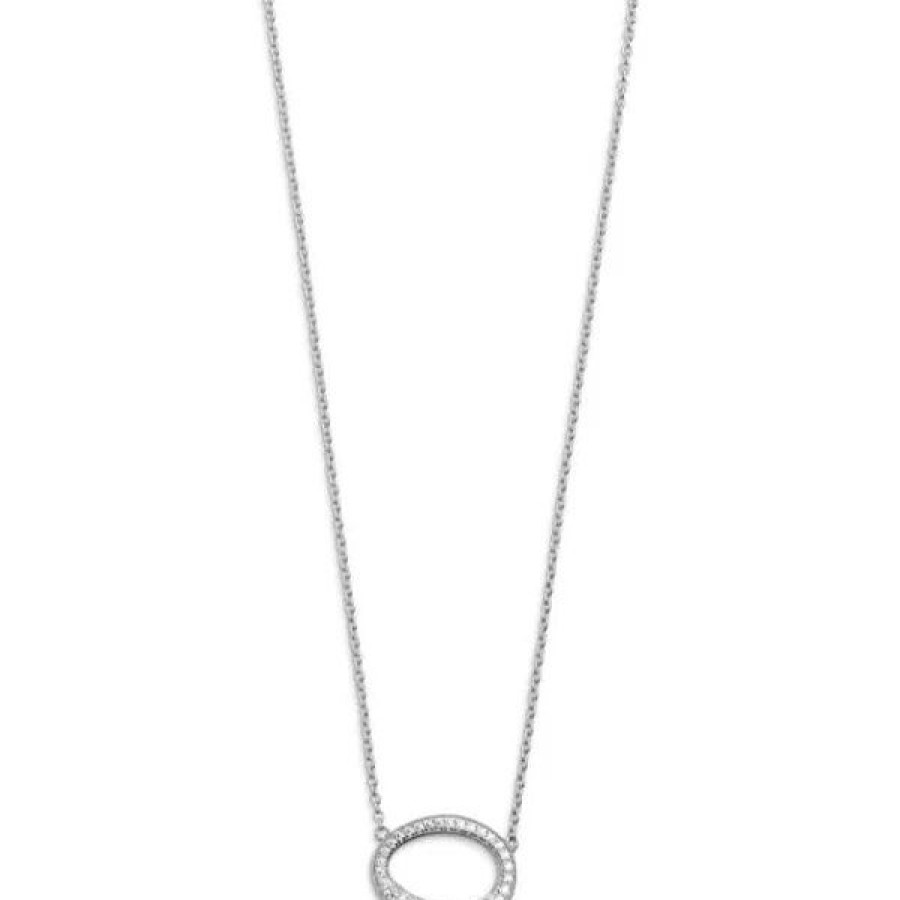 Xenox Xenox Collier 925 Silber Zirkonia 40-45 Cm Halskette | Halsketten