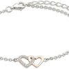 Xenox Xenox Damenarmband Love Story Verschlungene Herzen Zirkonia Silber Xs2929R | Armbander