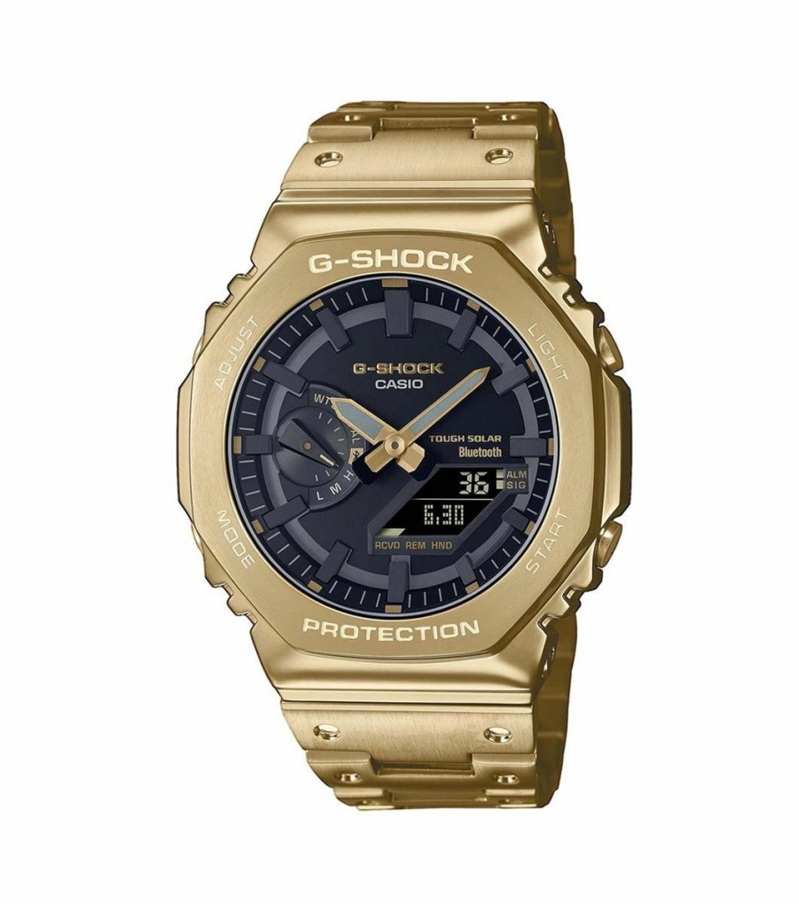 G-Shock G-Shock Herren Digitaluhr Solar Protection Gelbgold Gm-B2100Gd-9Aer | Digitaluhren