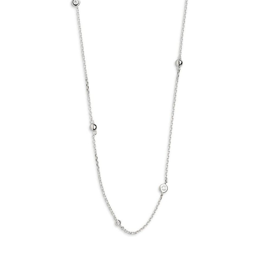 Xenox Xenox Damen 925 Sterling Silber Halskette Mit Anhanger Xs3829 | Halsketten