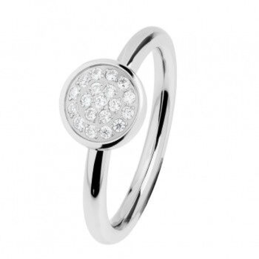 Ernstes Design Ernstes Design Damen Ring Mit Zirkonia Grose 56 Silber R462.Wh.56 | Ringe