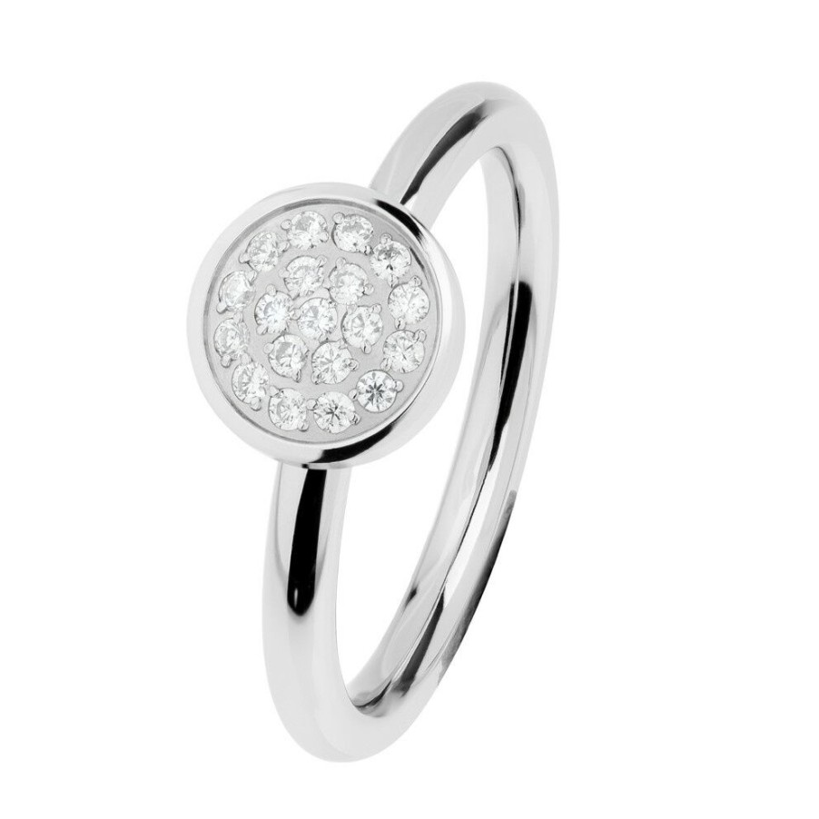 Ernstes Design Ernstes Design Damen Ring Mit Zirkonia Grose 52 Silber R462.Wh.52 | Ringe