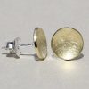 Campur Campur Silberohrstecker Schale | 18Ct Vergoldet E1171B | Ohrringe