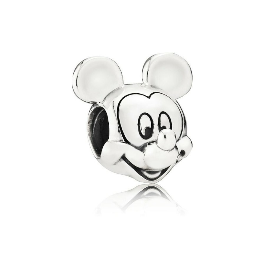 Pandora Pandora Disney Damen Anhanger Micky Maus Charm Silber 791586 | Charms & Anhanger