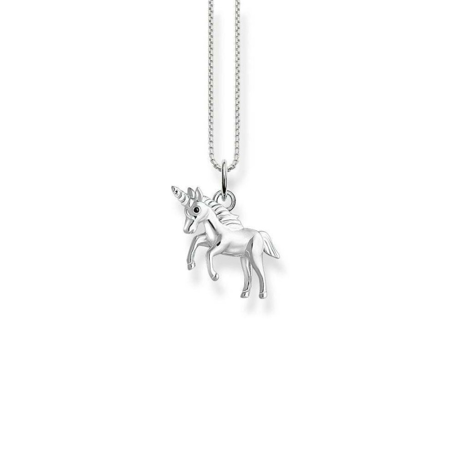 Thomas Sabo Thomas Sabo Damen-Halskette Glam & Soul Einhorn Sterling Silber Scke150243 | Halsketten