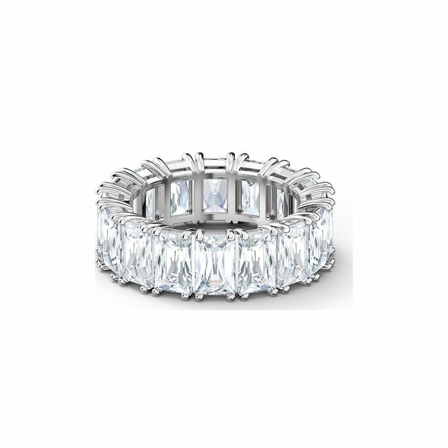 Swarovski Swarovski Damen Vittore Ring Grose 58 Silber 5572686 | Ringe