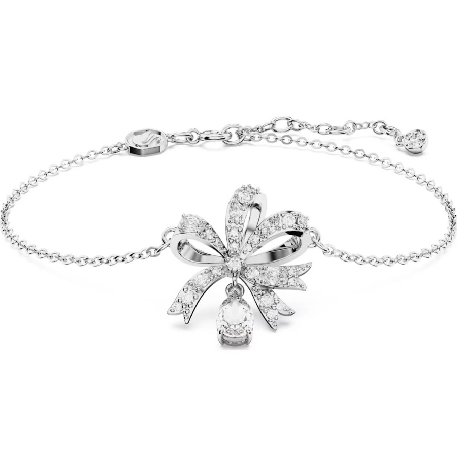 Swarovski Swarovski Damen Armband Volta Mit Schleife Silber 5647581 | Armbander