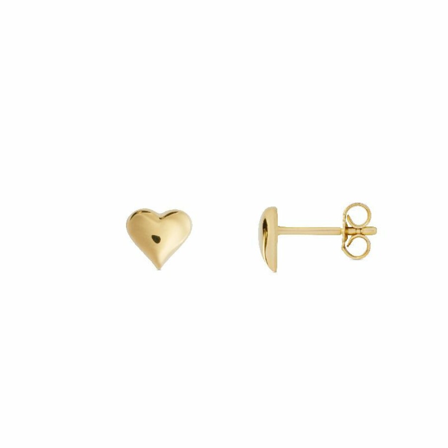 Dein-Juwelier Kollektion Damen Herz Ohrstecker O5Mm Gold 803.1008 | Ohrringe