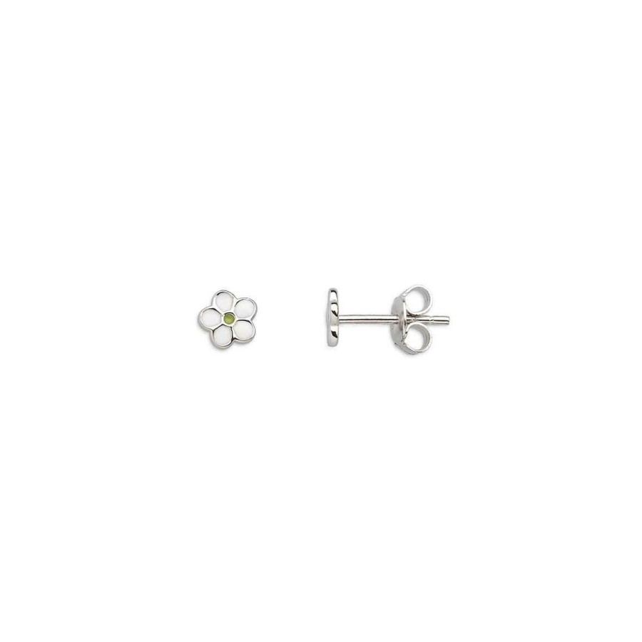 Xenox Xenox Damen Ohrstecker Blumen Mit Emaille Steinen Silber Xs3554 | Ohrringe