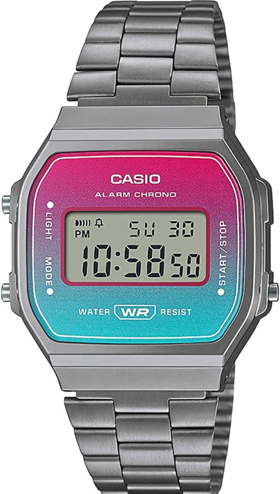 Casio Casio Vintage Damenuhr Pink/Turkis A168Werb-2Aef | Digitaluhren