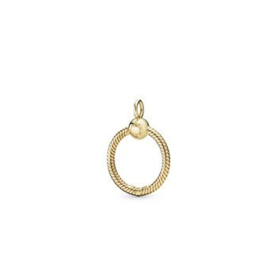 Pandora Pandora Moments Damen Anhanger O Pendant Small Kettenanhanger Gold 368736C00 | Charms & Anhanger