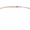 Ernstes Design Ernstes Design Damen Halsreif 5-Fach Drahtseil Lange 45Cm Rosegold Ds5C-Rg-45 | Halsketten