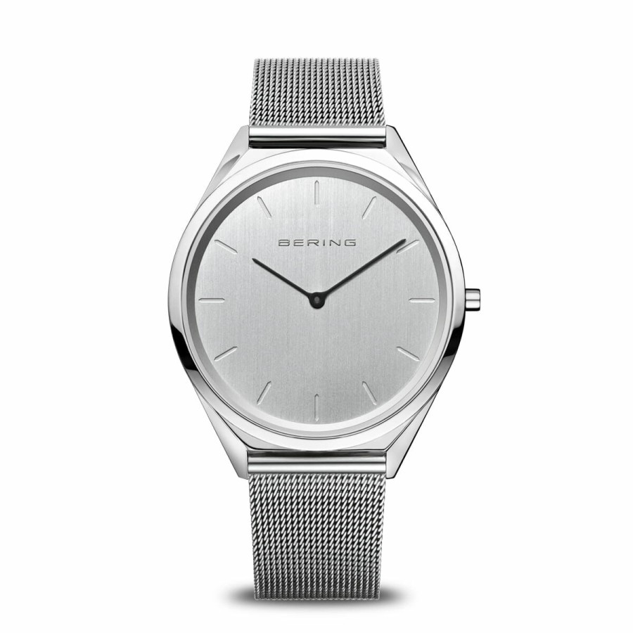 Bering Bering Damen Analoguhr Ultra Slim Silber 17039-000 | Analoguhren