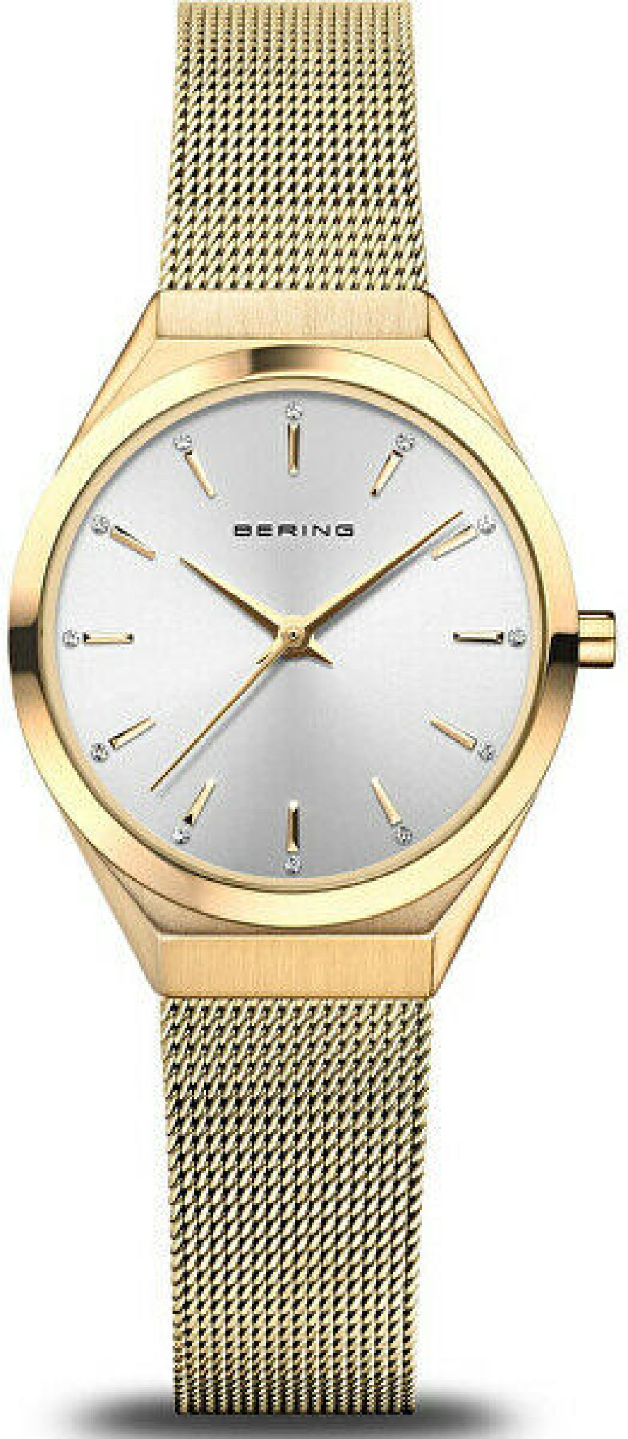 Bering Bering Ultra Slim Quarz Damenuhr Gold 18729-330 | Analoguhren