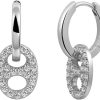 Xenox Xenox Damen 925 Sterling Silber Ohrhanger Mit Zirkonia In Silberfarben - Xs91417 | Ohrringe