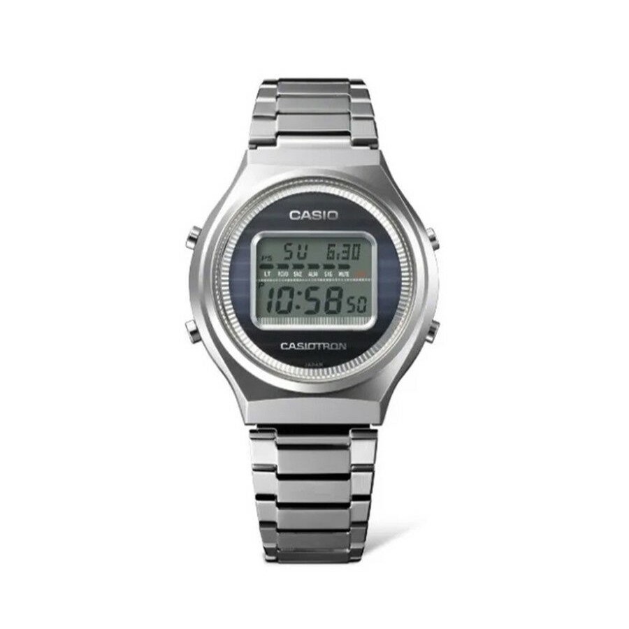 Casio Casio Uni Digitaluhr Vintage Solar Casiotron Silber Trn-50-2Aer | Digitaluhren