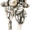 Trollbeads Trollbeads Damen-Ring Weissdorn Mit Perle Silber Tagri-00225 | Ringe