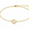 Xenox Xenox Armband 925/Silber Gelbgold Plattiert | Armbander