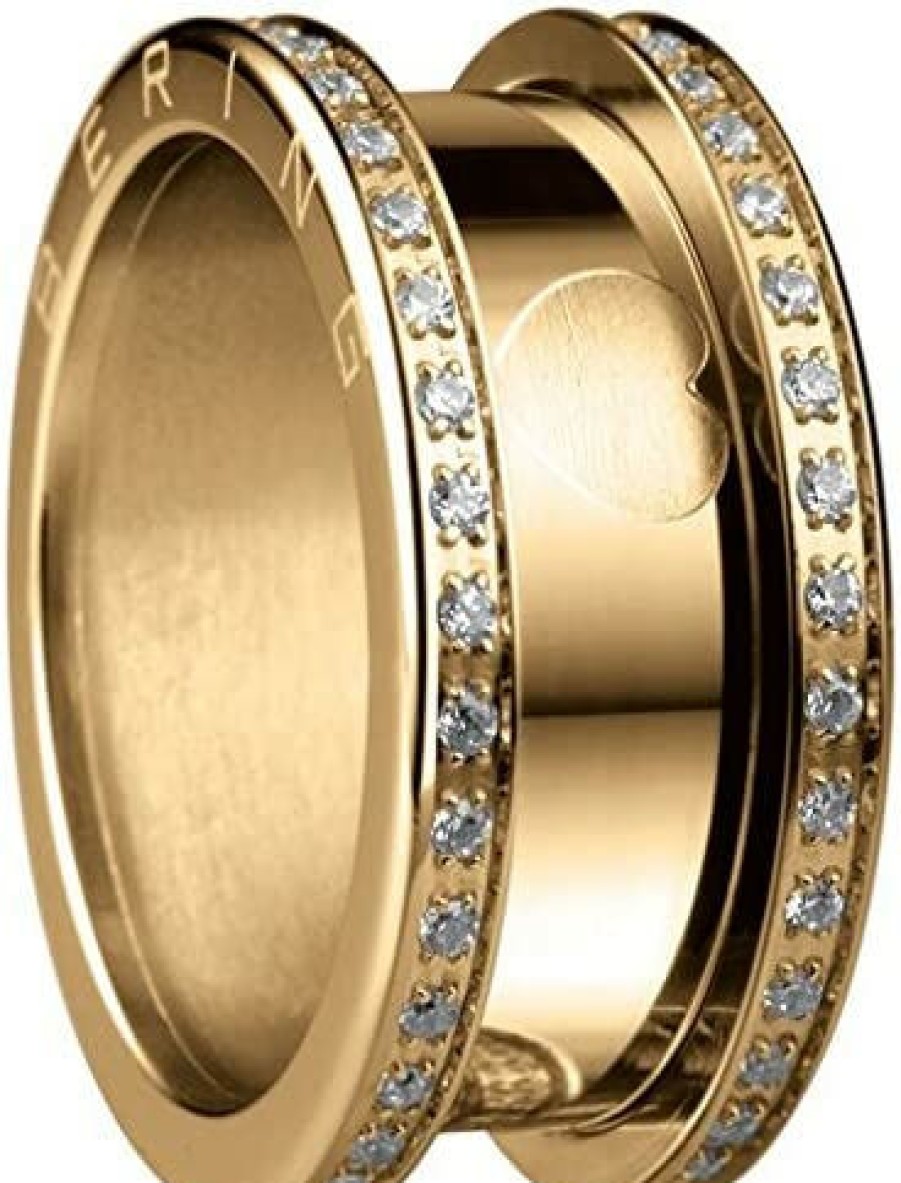 Bering Bering Damen Ausen-Ring Arctic Symphony Mit Zirkonia Grose 55 Gold 523-27-74 | Ringe