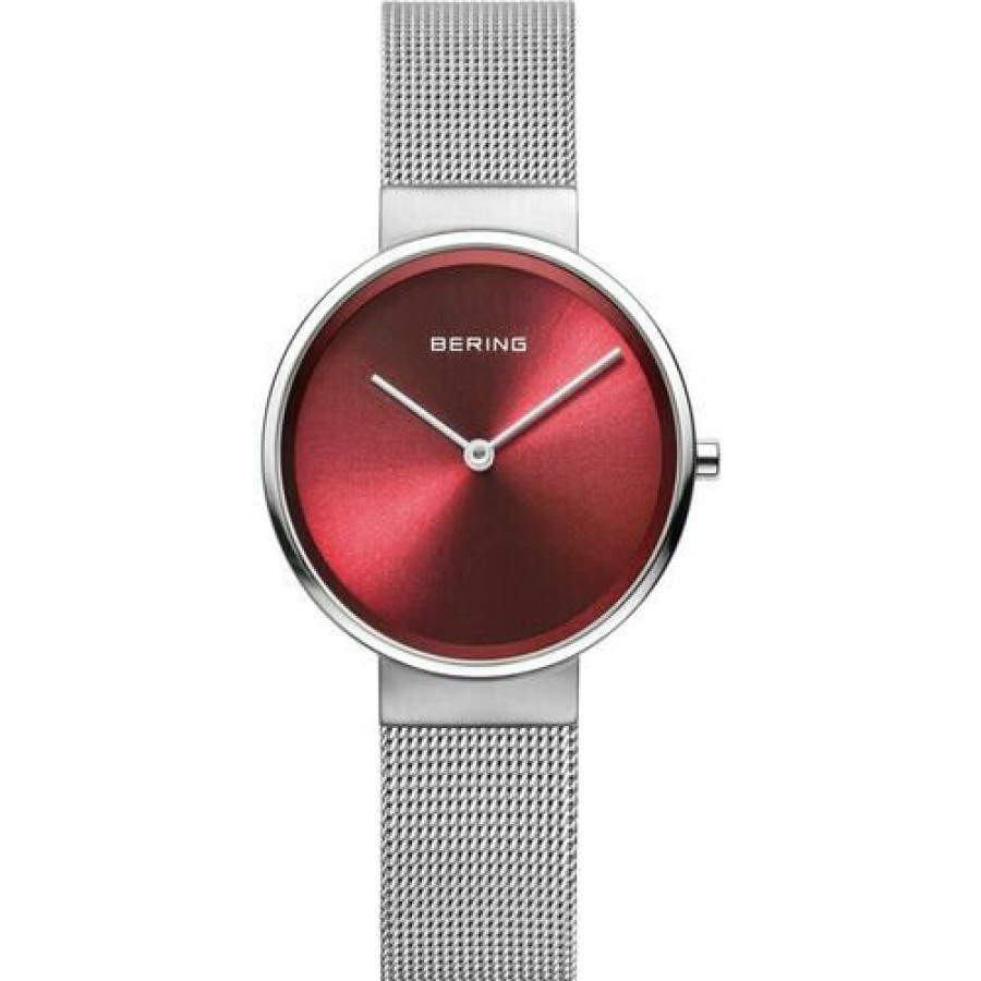 Bering Bering Damen Quarzuhr Classic Mit Milanaiseband Silber 14531-003 | Analoguhren