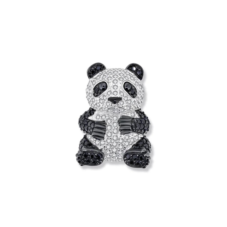 Seinerzeit Seinerzeit Damen Anhanger Tao Panda Silber Sza-3990-196 | Charms & Anhanger