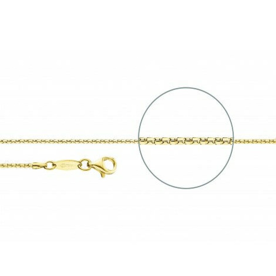 Der Kettenmacher Der Kettenmacher Damen Halskette Koreaner Kette Gold C1-42G | Halsketten