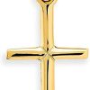 Xenox Xenox Damen 9K Gelbgold Kreuz-Anhanger In Goldfarben - Xg9K0075G | Charms & Anhanger