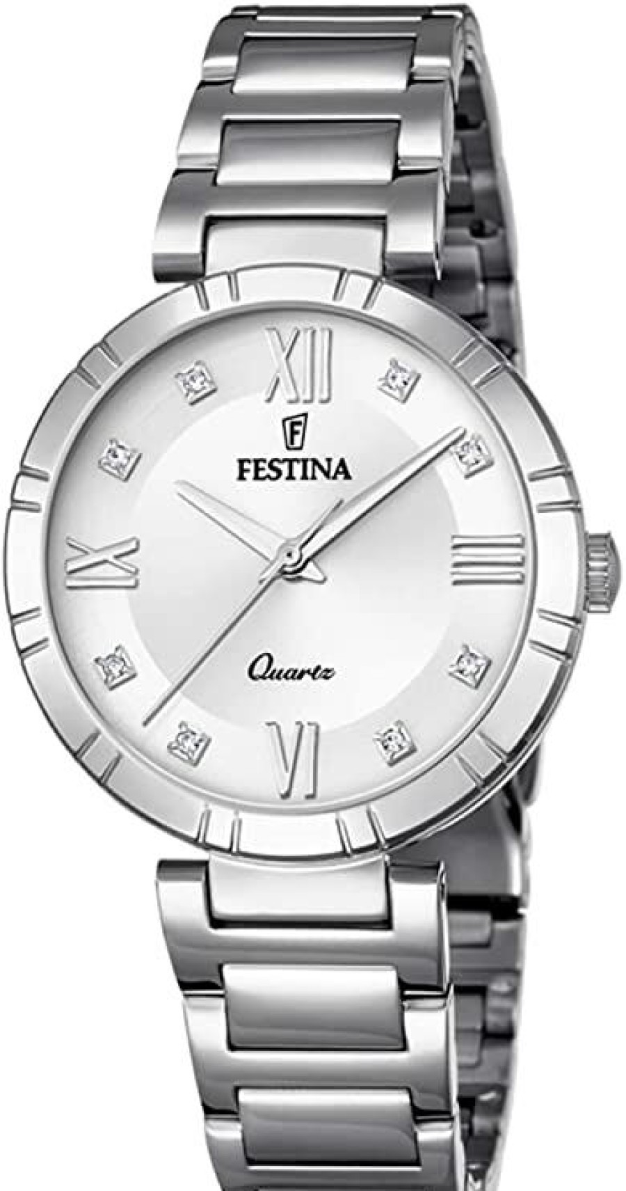 Festina Festina Damen Analoguhr Quarz Werk Mit Edelstahl Armband Silber F16936/A | Analoguhren