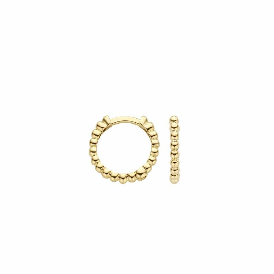 Blush Blush Damen Twist Creolen O 10.7Mm 585Er Gold 7265Ygo | Ohrringe