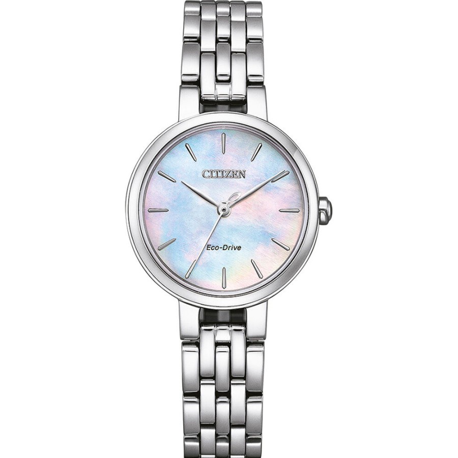 Citizen Citizen Damen-Armbanduhr Elegance Eco-Drive Silber Em0990-81Y | Analoguhren