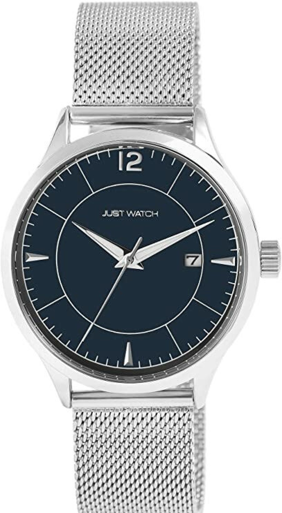 Just Watch Just Watch Herrenuhr Mit Meshband Silber Jw20162-002 | Analoguhren