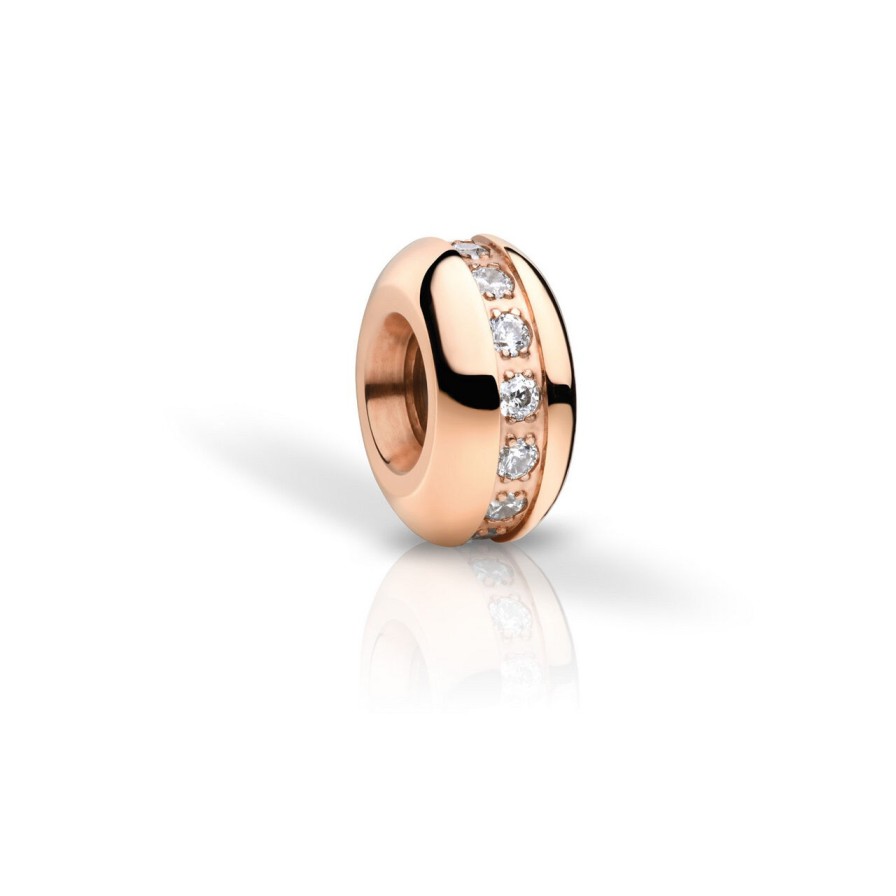 Bering Bering Damen Anhanger Arctic Symphony Bead Mit Zirkonia Rosegold Home-3 | Charms & Anhanger