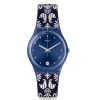 Swatch Swatch Damen Analoguhr Calife Mit Silikonarmband Blau Gn413 | Analoguhren