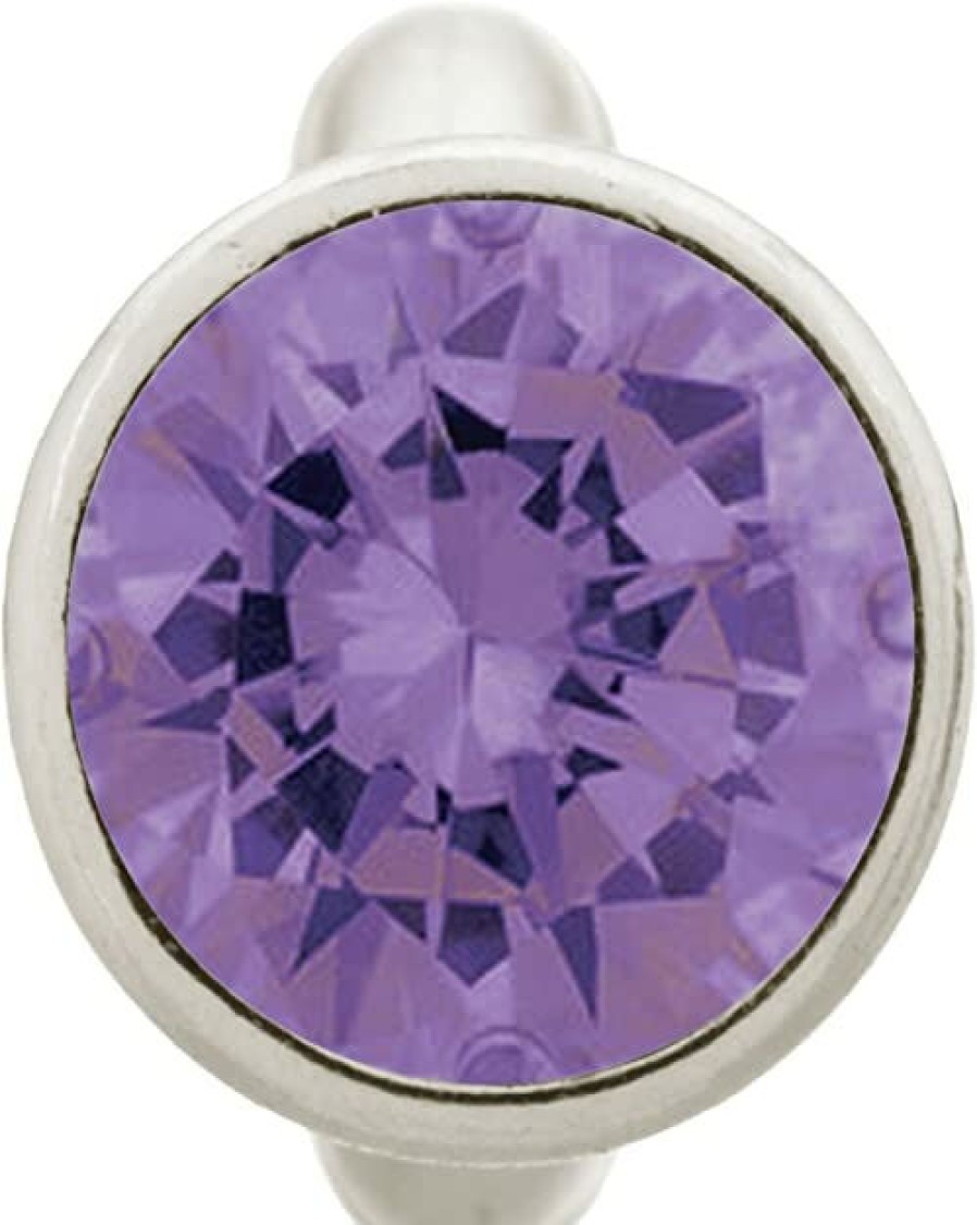 Endless Jewelry Endless Jewelry Damen Anhanger Bead Round Amethyst Zirkonia Lila Silber 41158-1 | Charms & Anhanger