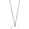 Xenox Xenox Damen Halskette Gravurplatte Sterling Silber 925 Silberfarben - Xs3543 | Halsketten