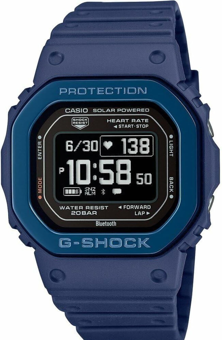 G-Shock G-Shock Herren Digitaluhr Mit Kunststoffband Dunkelblau Dw-H5600Mb-2Er | Digitaluhren