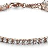 Pandora Pandora Damen-Armband Tennisband Mit Zirkonia Steinen Rosegold 581469C01 | Armbander